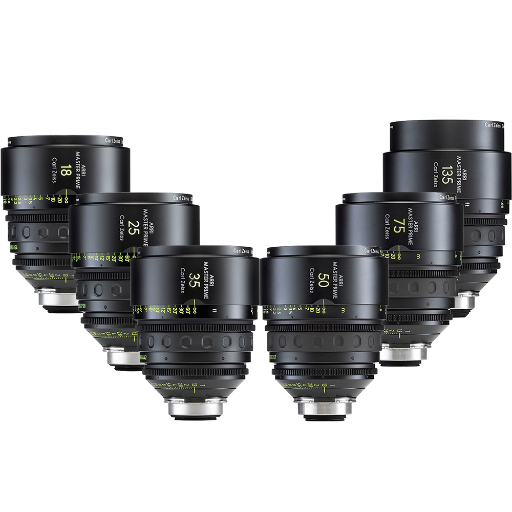 Featured image for “ARRI / ZEISS MASTER PRIME (6 X LENSES) T1.3 PL”