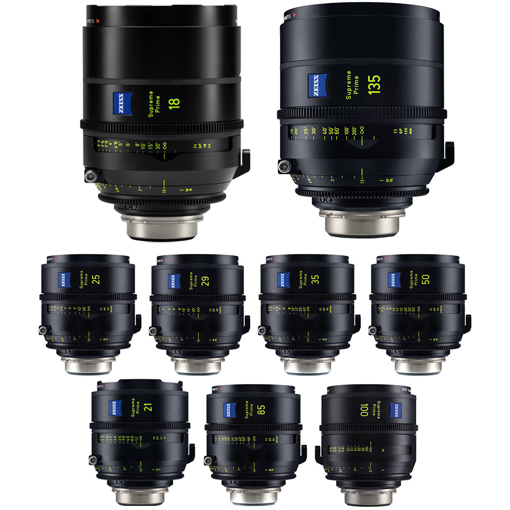 Featured image for “ZEISS SUPREME PRIME (9 X LENSES) T1.5 PL”