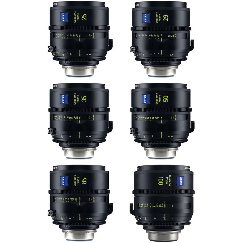 Featured image for “ZEISS SUPREME PRIME (6 X LENSES) T1.5 PL”